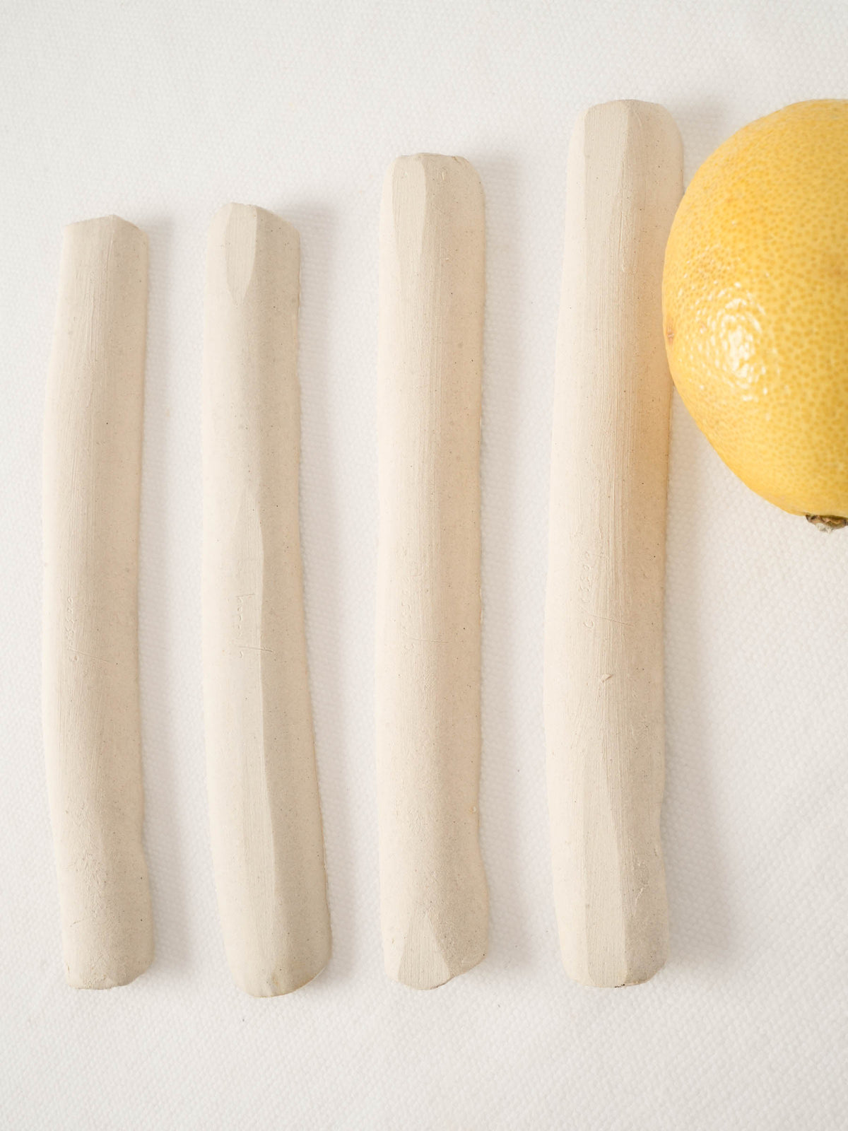 Set of Four Handmade Porcelain Marrow Dishes