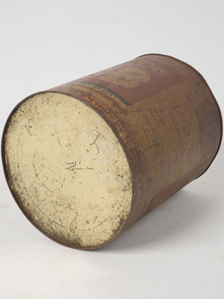 Rustic vintage French KUB bouillon holder