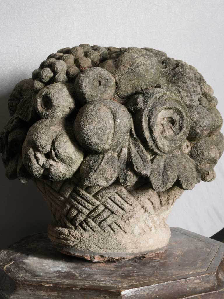 Classic carved stone finials