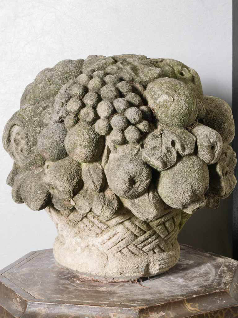 Elegant moss-toned sculptures