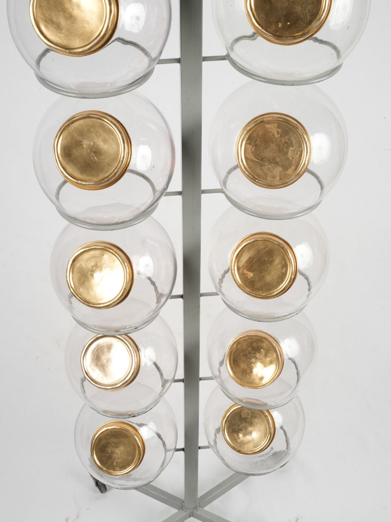 Clear Glass Biscuit Retail Stand