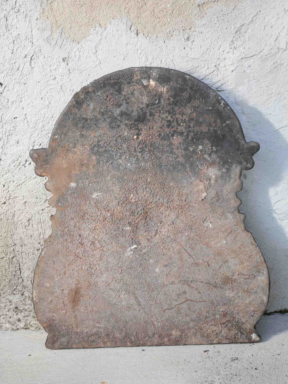 French Cast-Iron Fireback with Noble French Family Coat of Arms - 29¼" x 24½"