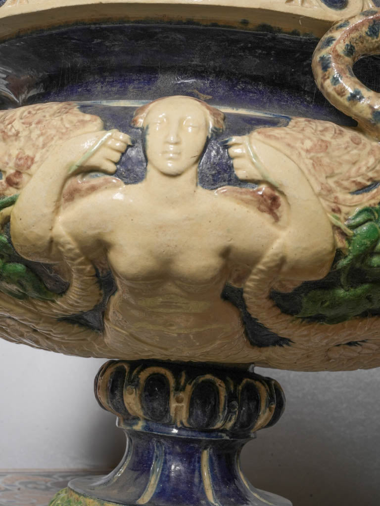 Lavish colorful 19th-century ornamental bowl
