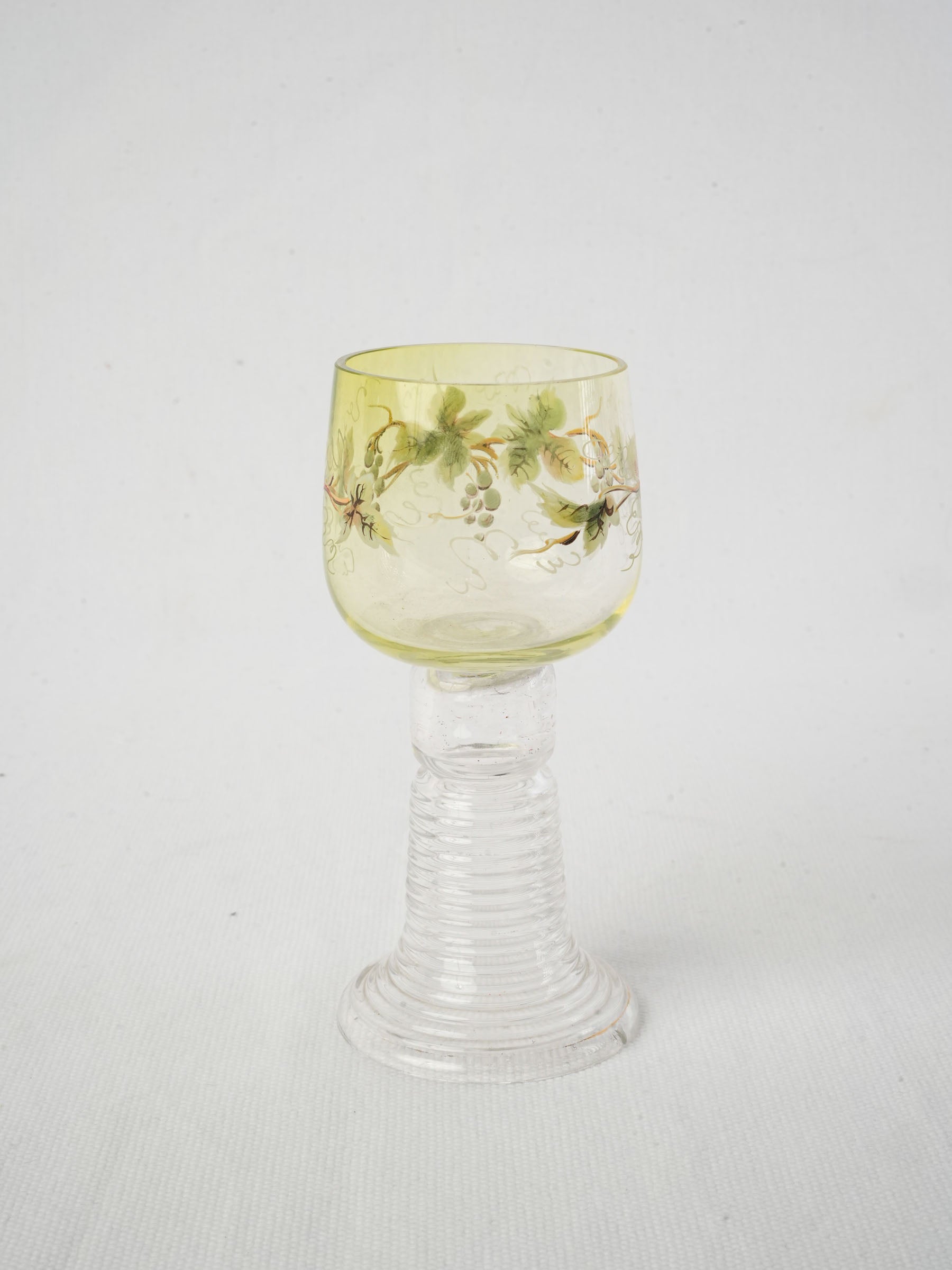 Intricate hand-blown glass antique