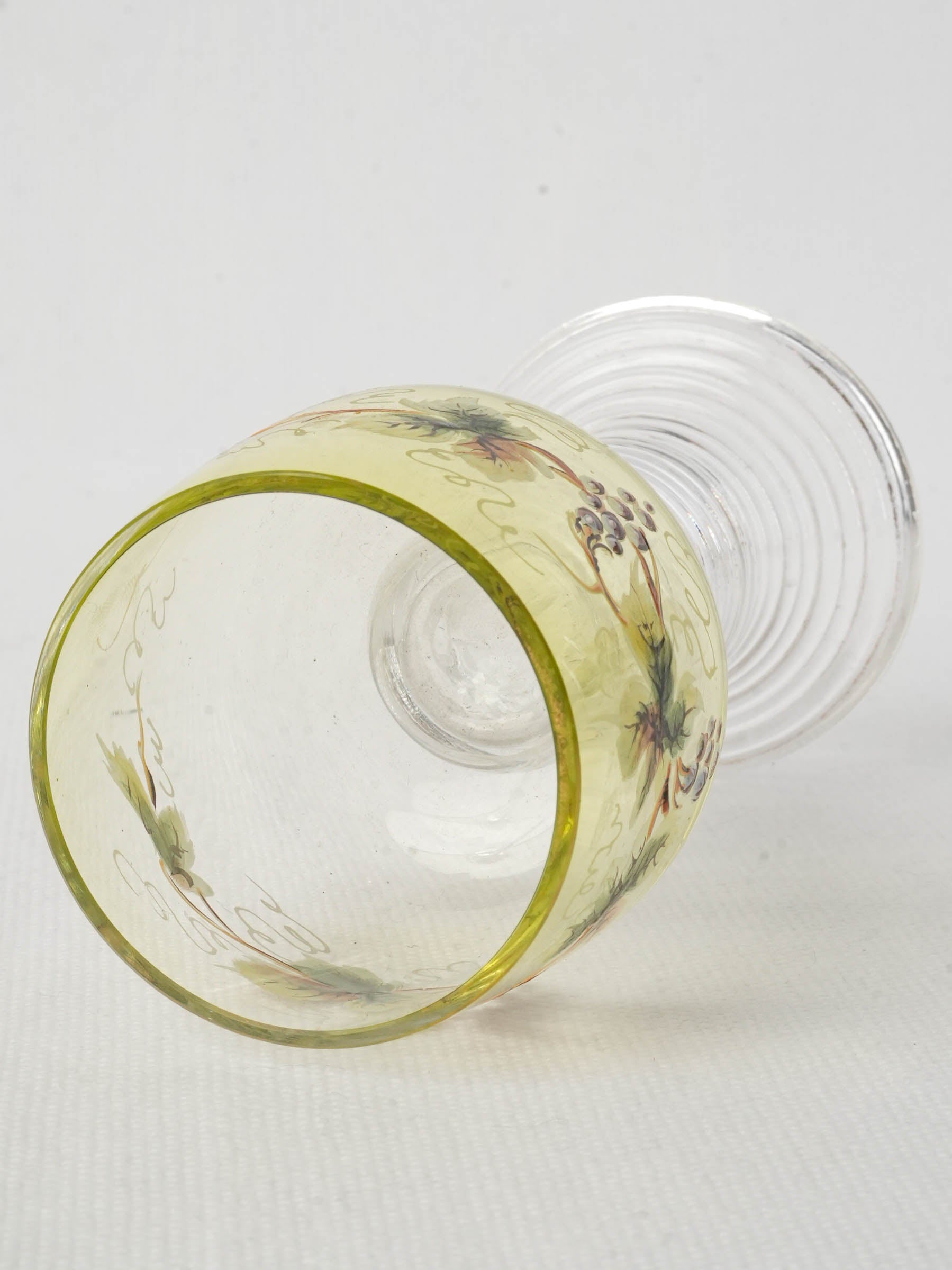Tactile knopped Bohemian glass