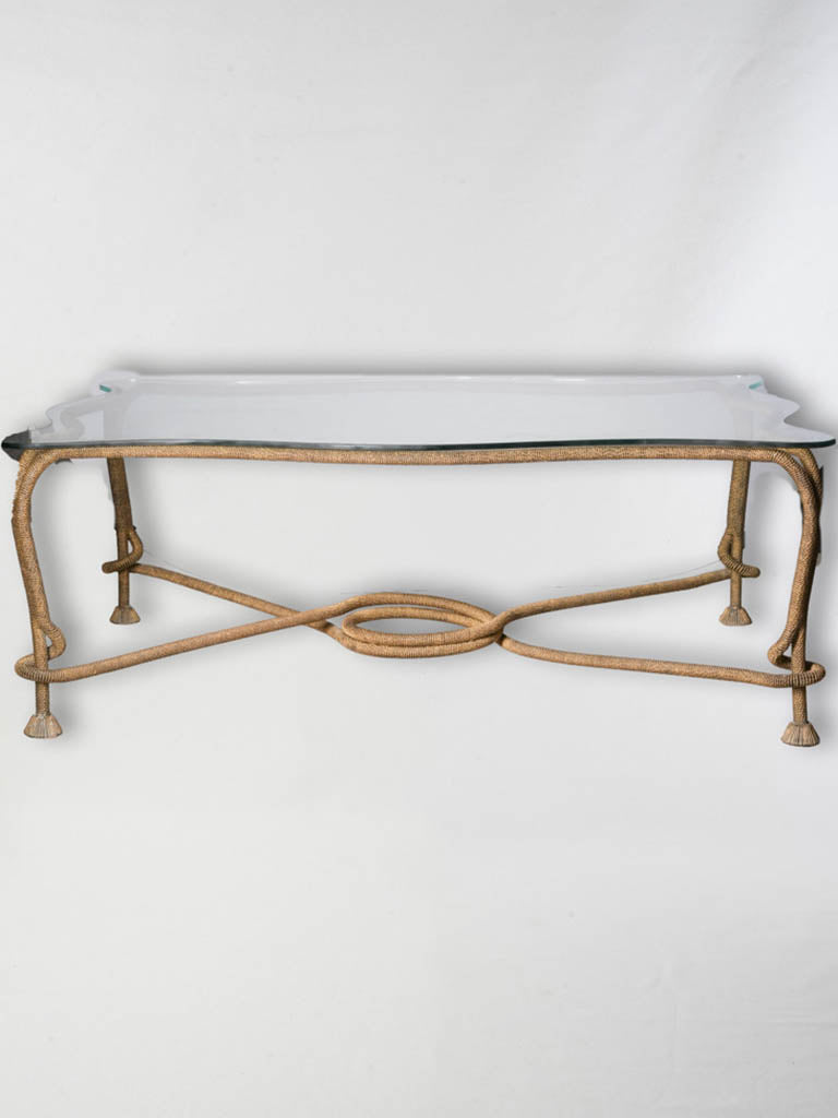 Vintage gilt metal furniture piece