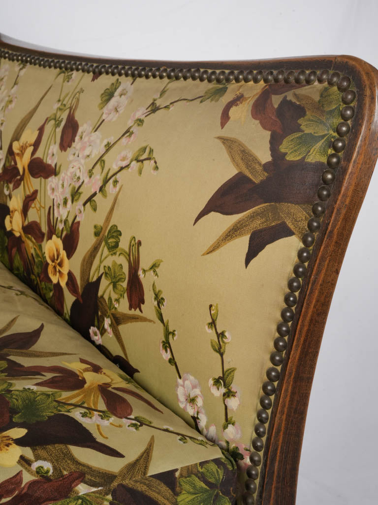 Elegant upholstered French chairs  