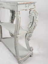 Louis Philippe console with blue patina 45¼"