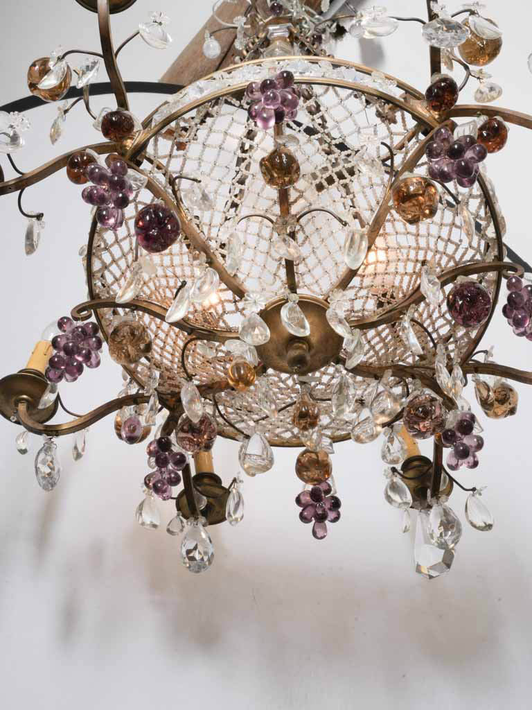 Intricate decorative pendant chandelier