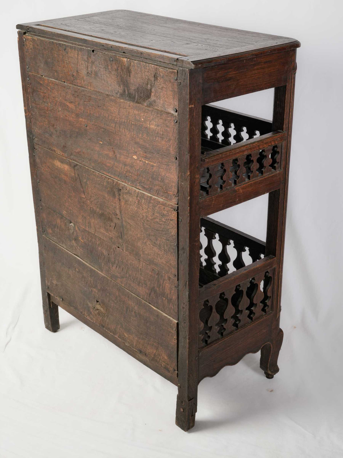 Small 19th-Century French Country Vaisselier w/ Openwork Galleries - 46½" x 33½"