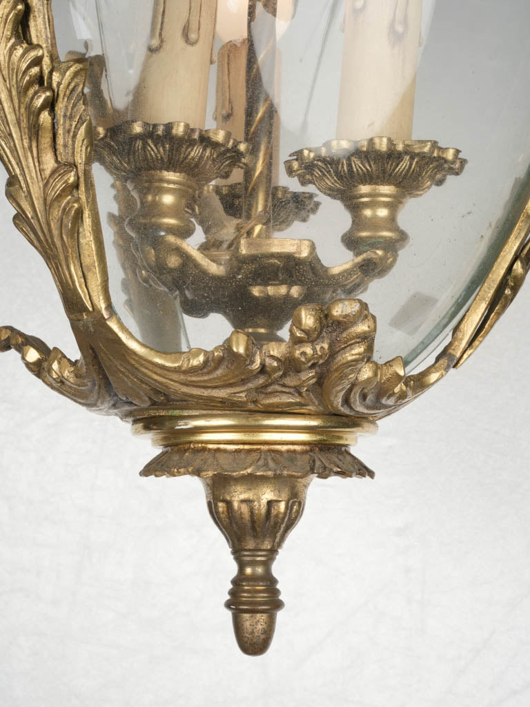 Artisan classic bronze lantern chandelier
