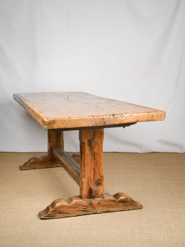 Vintage French oak farm table