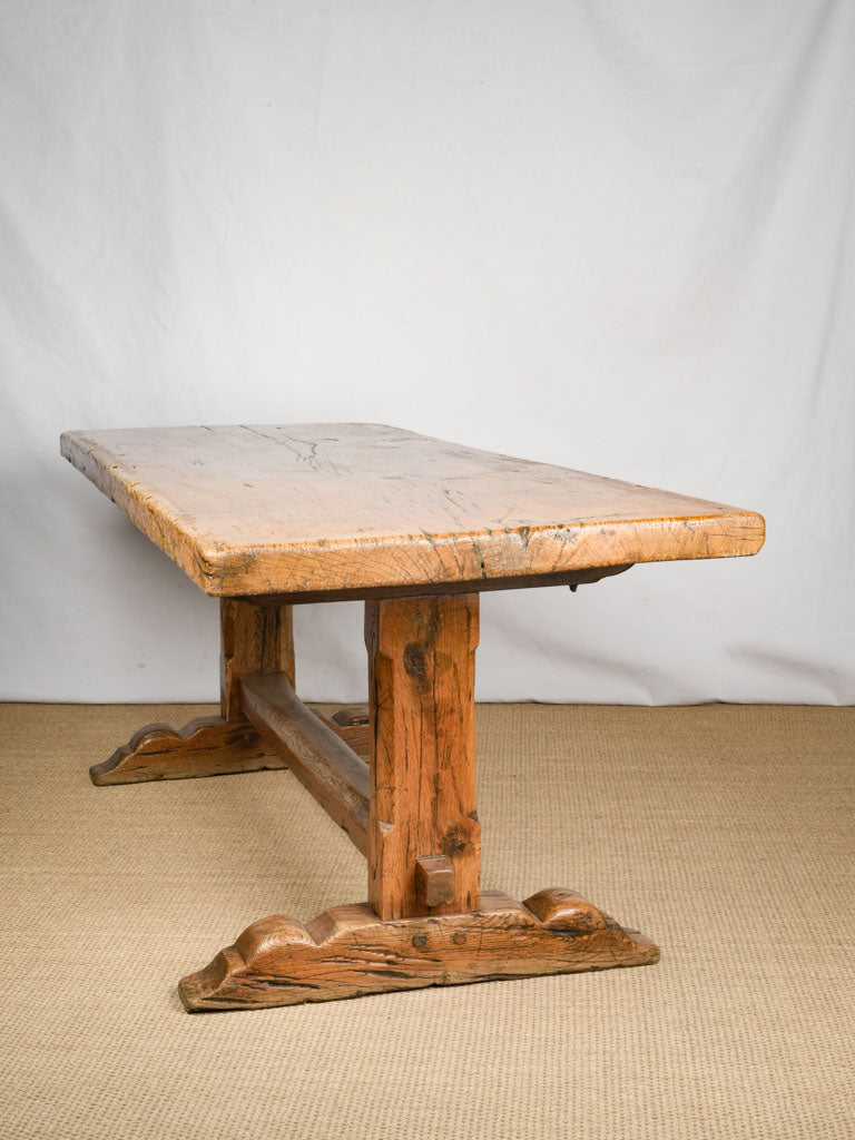 Vintage French oak farm table