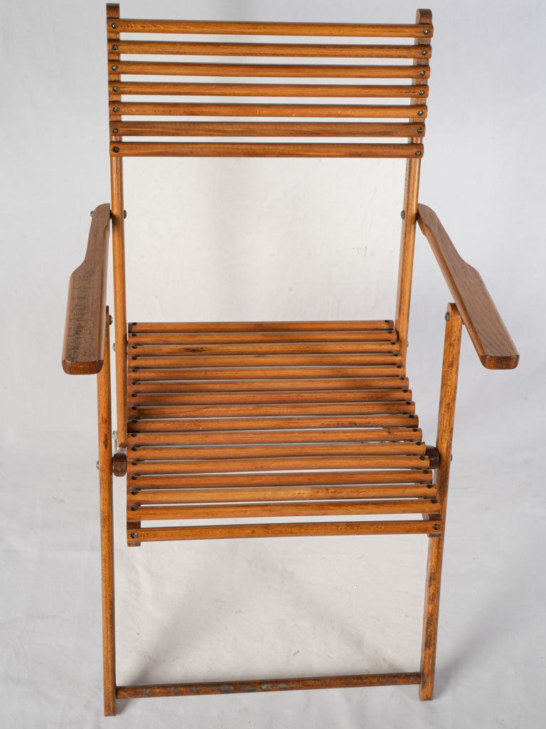 Solid oak outdoor chairs