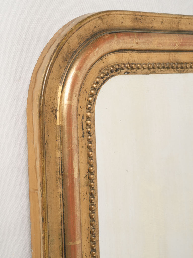 Genuine gold leaf French mirror  