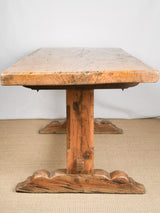 Solid rustic antique dining table