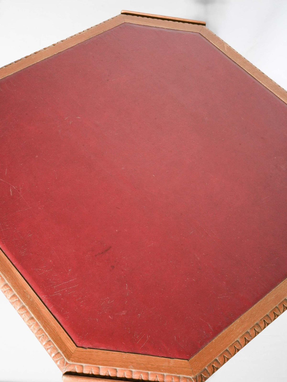 Louis XVI-Style Oak Games Table with Four Pull-Out Trays