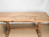 Aged wood French table
