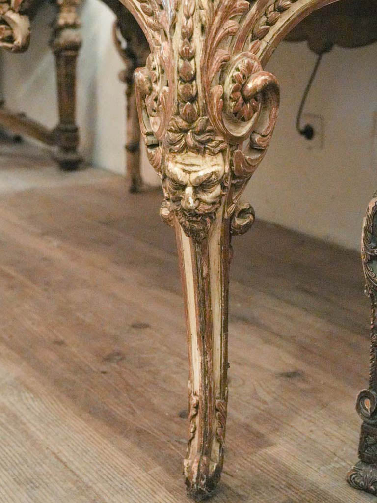 Regal Italian palazzo-style table  