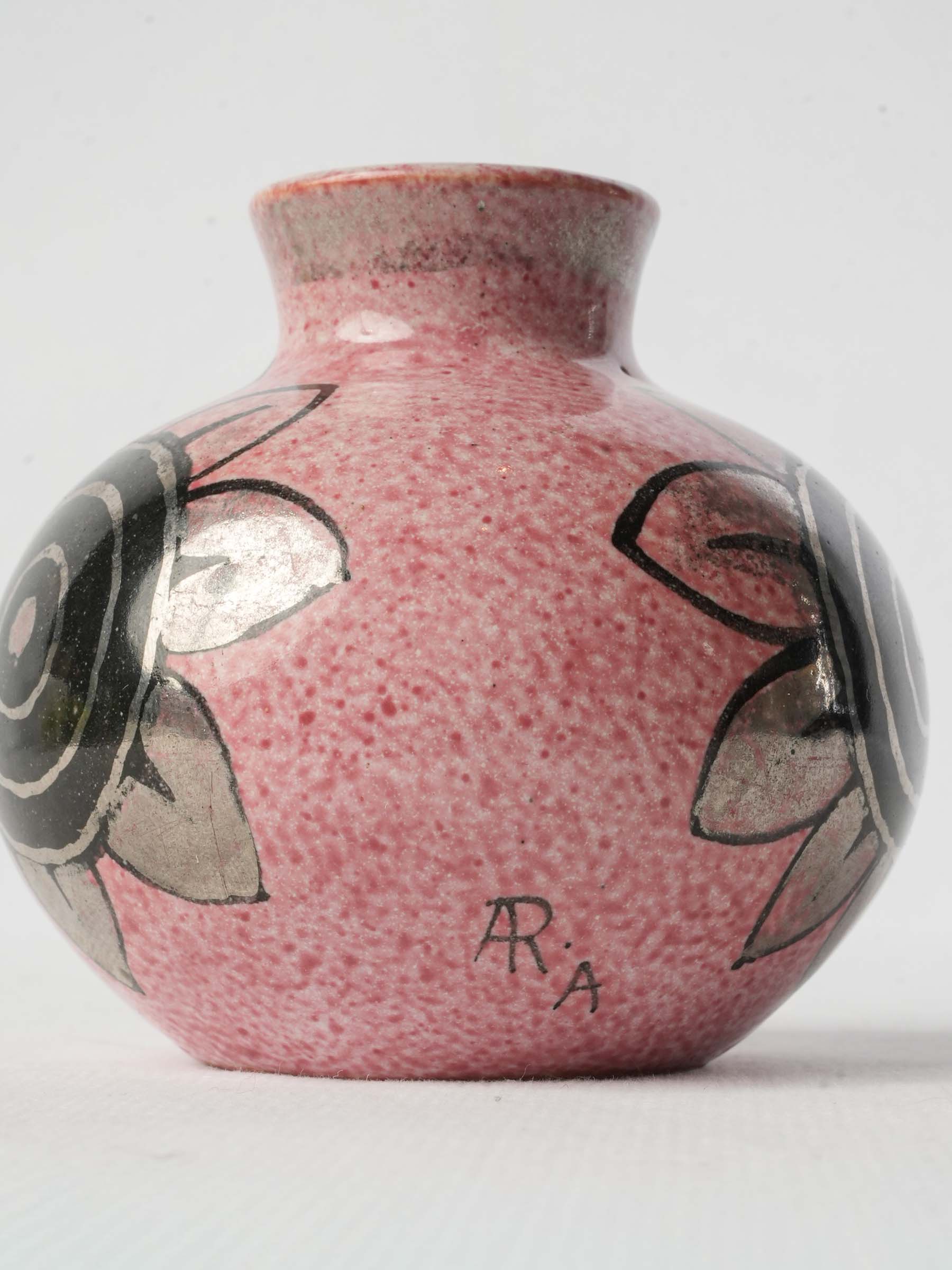 Diminutive 1920s Art Deco Vase by Alfred Renoleau - 3¼"