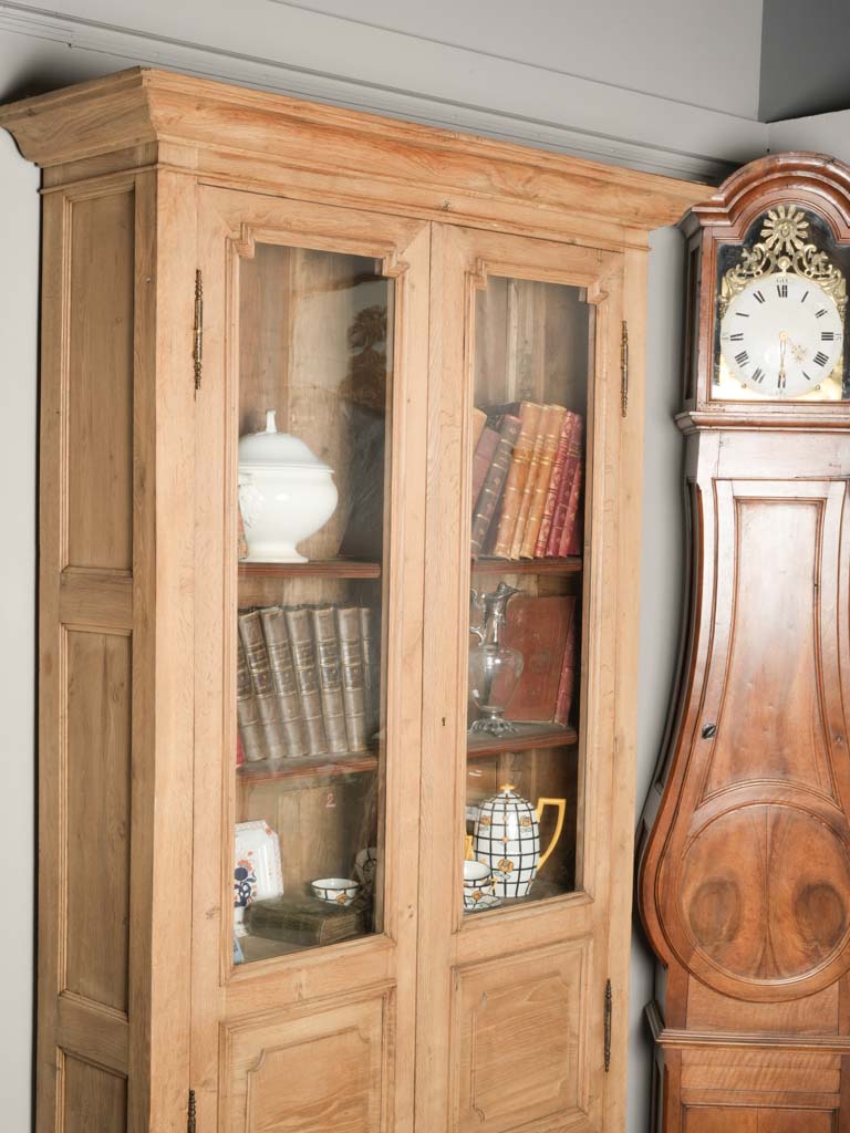 Pair of antique French bookcases / storage cabinets - early 20th century 94½" x 47¾"