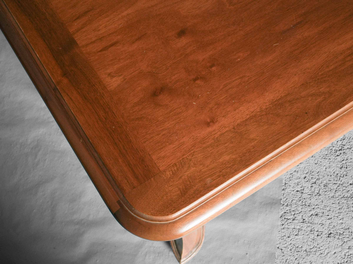 Mid-20th Century French Louis XV-Style Dining Table with Shaped Apron - 86½"