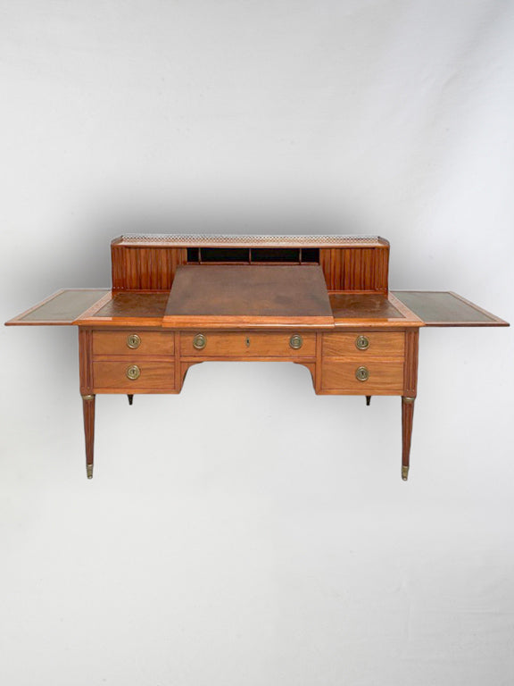 Antique French mahogany writing desk  