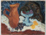 Brown pitcher still-life by Anna Costa