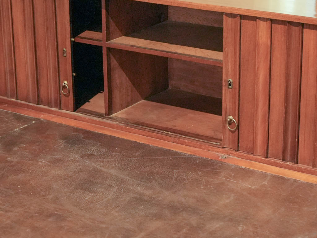 Timeworn authentic mahogany desk  