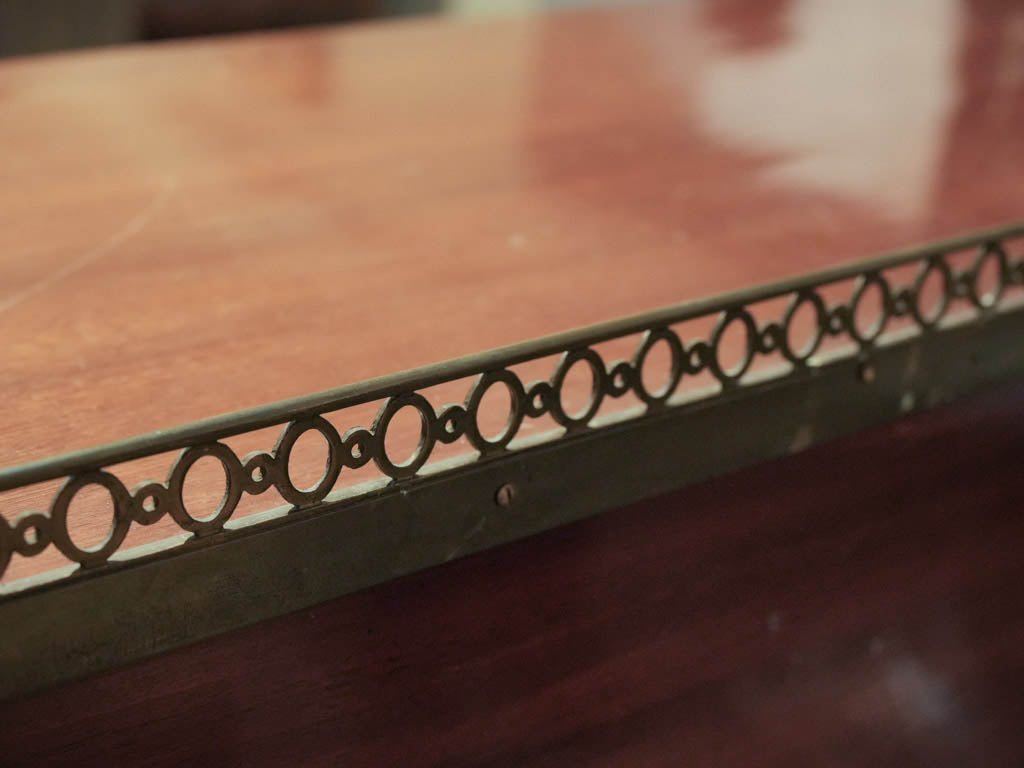 Sophisticated traditional-modern fusion desk  