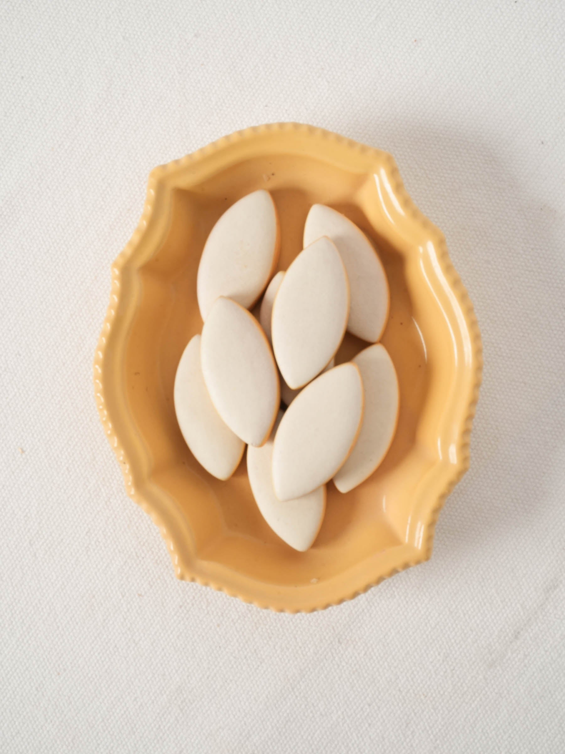 Trompe-l’Oeil Ceramic Dish with Calissons from Dieulefit