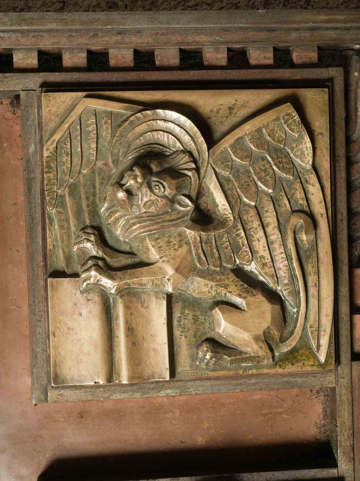 Exceptional Three-Part French Art Deco Chancel Barrier by Master Ironworker Georges Bernardin