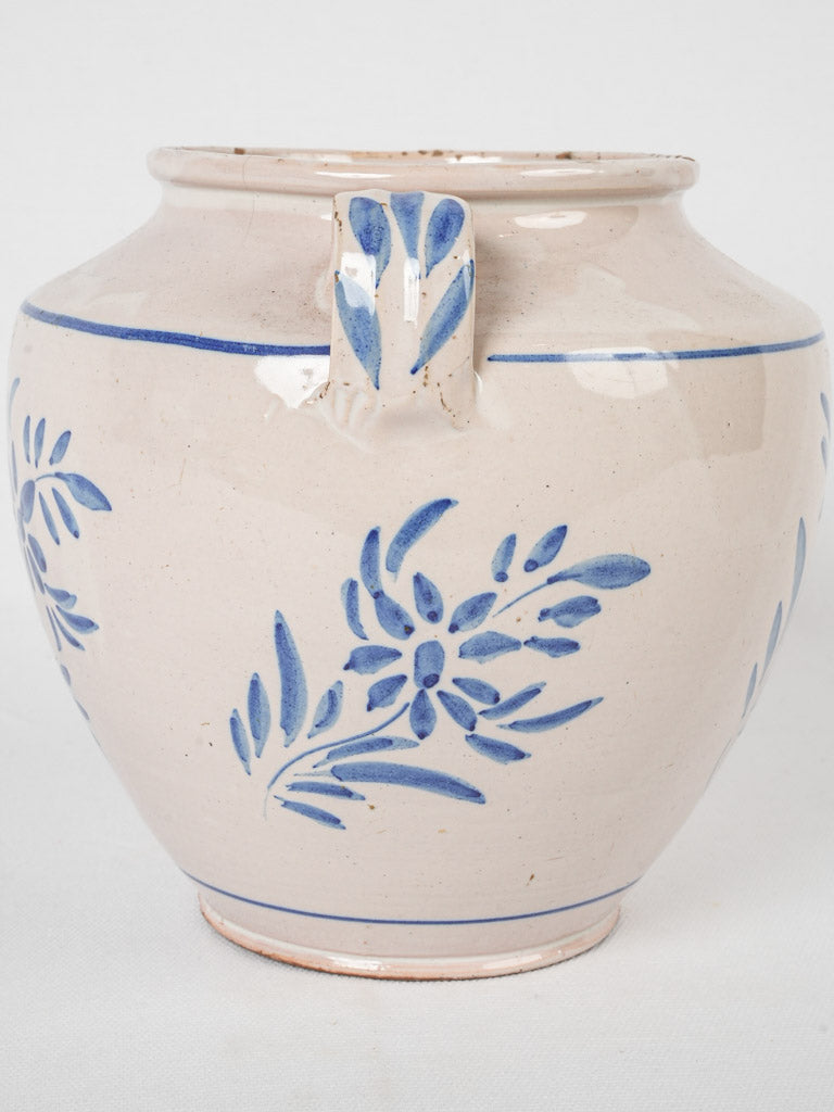 Authentic Sète handmade earthenware jar