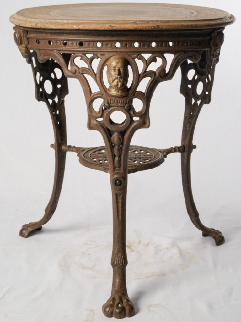 Striking focal point accent table  