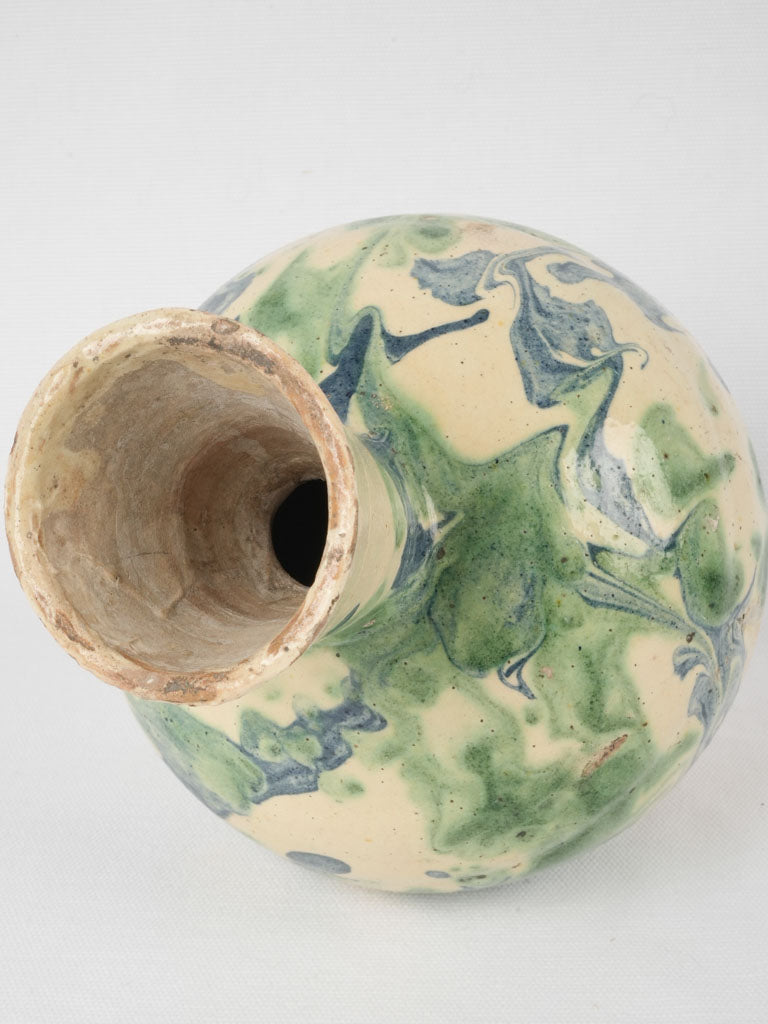 Historical French pottery decorative vase