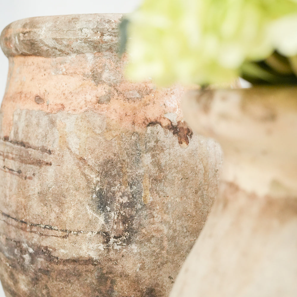 Artisanal Clay Olive Container