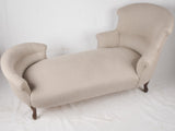 Louis Philippe chaise longue méridienne 69¼"