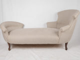 Louis Philippe chaise longue méridienne 69¼"