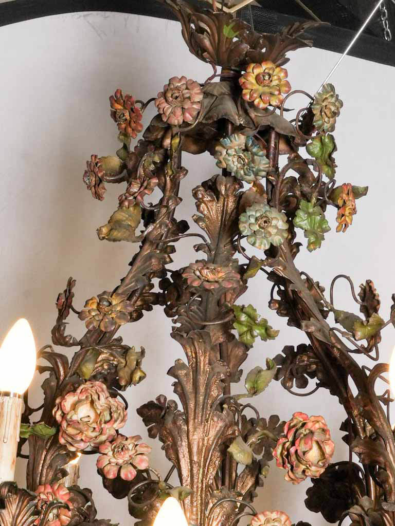 Romantic nostalgic gold chandelier