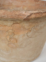 Aged terracotta tian flower vessel