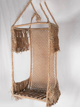 Vintage hanging garden chair 45"
