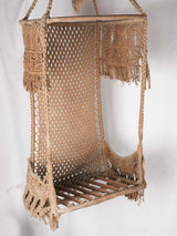 Vintage hanging garden chair 45"