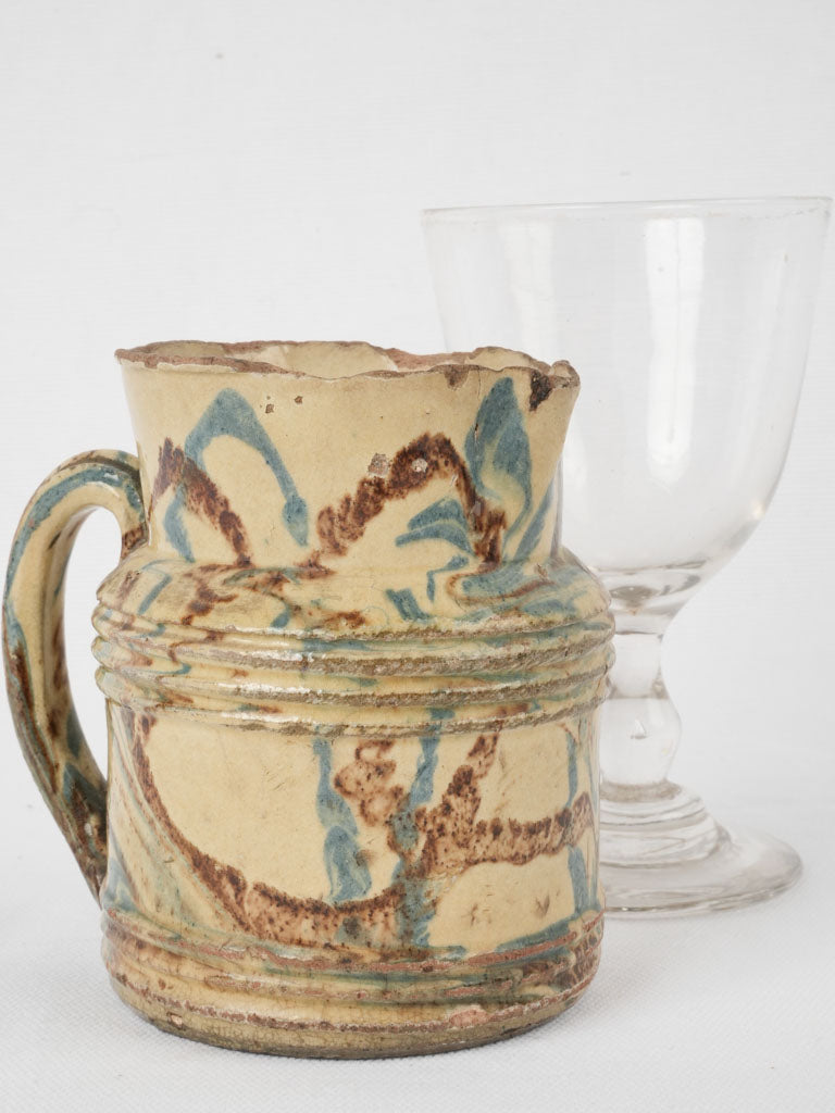 Vintage French ceramic small pitcher