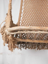 Vintage hanging garden chair 45"