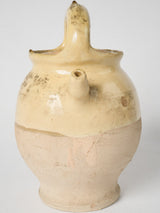 Rustic glazed terracotta pitcher