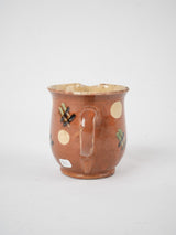 Charming antique pottery milk jug