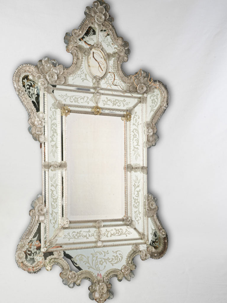 Exceptional Late 19th-Century Venetian Mirror of Monumental Scale - 78¾" x  46½"