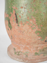 Provenance-inspired weathered olive jar