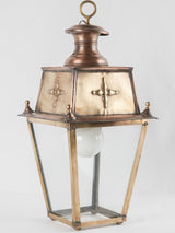 Antique Copper lantern 22¾" x 10¾"