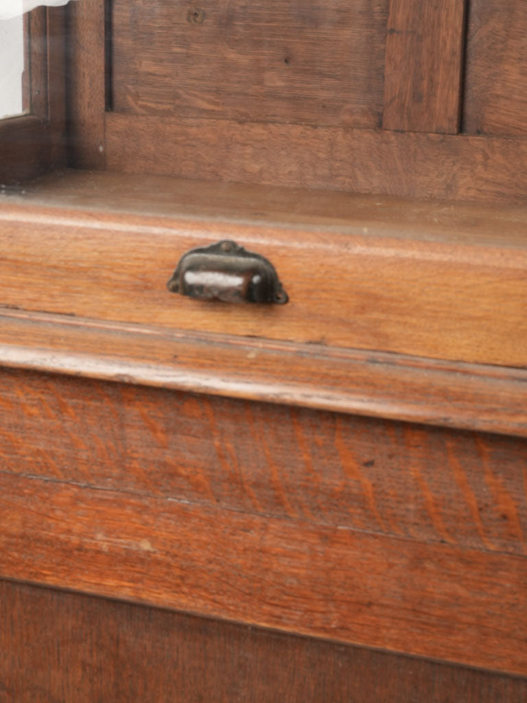 Elegant patina oak table